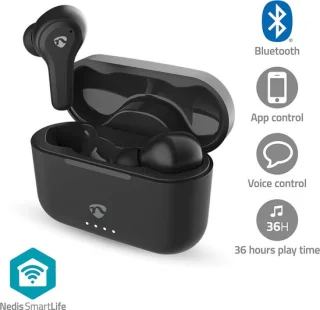 Nedis Bluetooth Draadloze Oordopjes Zwart