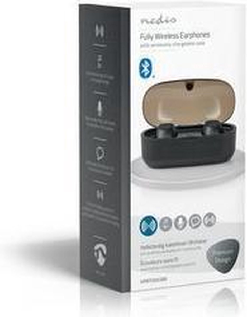 Nedis Draadloze Oordopjes Bluetooth Zwart