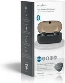 Nedis Draadloze Oordopjes Bluetooth Zwart
