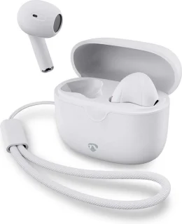 Nedis Draadloze Oordopjes Wit Bluetooth Charging Case