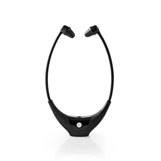 Nedis Draadloze RF In-Ear TV-Koptelefoon Zwart