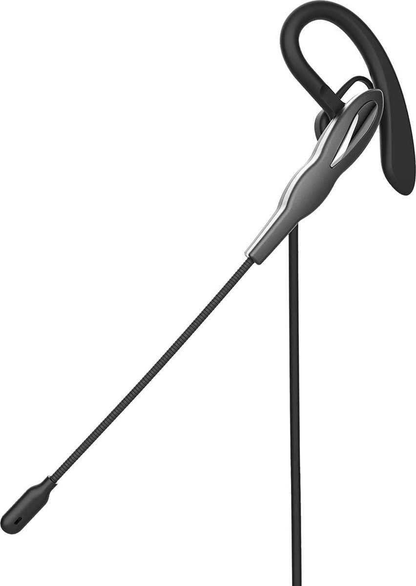 Nedis PC-Headset Mono In-Ear USB Type-A/C Grijs/Zwart