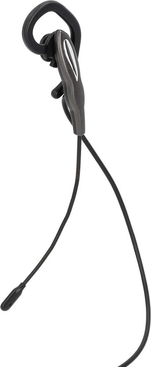 Nedis PC-Headset Mono In-Ear USB Type-A/C Grijs/Zwart