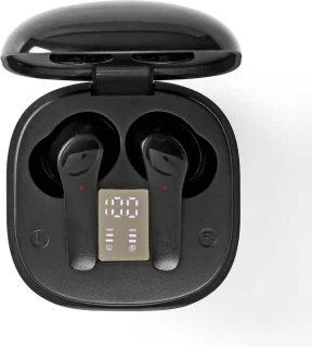 Nedis Volledig Draadloze Bluetooth Oordopjes Zwart