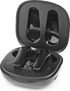 Nedis Volledig Draadloze Bluetooth Oordopjes Zwart