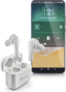 NGS Artica Bloom White True Wireless Bluetooth Koptelefoon