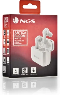 NGS Artica Bloom White True Wireless Bluetooth Koptelefoon
