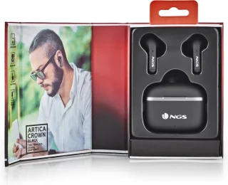 NGS Artica Crown Black Bluetooth True Wireless Hoofdtelefoon