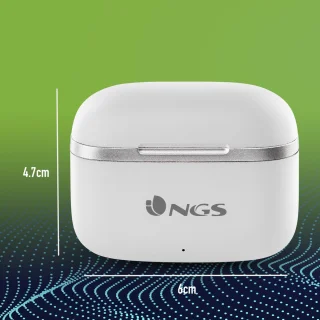 NGS Artica Crown White Bluetooth True Wireless Hoofdtelefoon