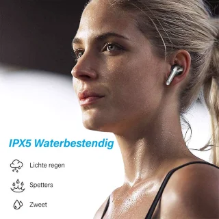Nubex Draadloze Bluetooth Oordopjes 5.3 Zwart