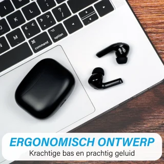 Nubex Draadloze Bluetooth Oordopjes 5.3 Zwart