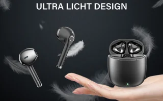 Nubex Draadloze Sport Oordopjes Zwart
