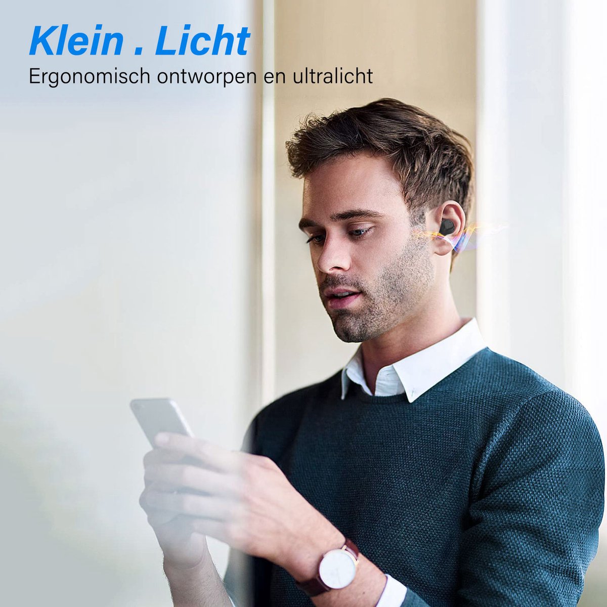Nubex Sport Go Volledig Draadloze Bluetooth Oordopjes Zwart