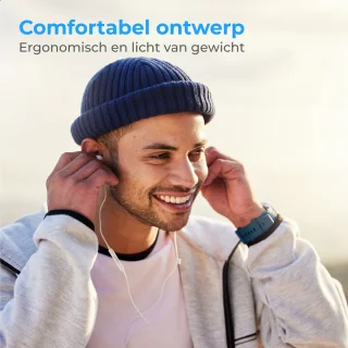 Nuvance In-Ear Oordopjes met 3.5mm Jack Wit