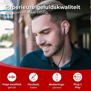 Nuvance In-Ear Oordopjes met USB-C Zwart
