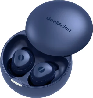 OneMelon Drops draadloze oordopjes donkerblauw Bluetooth 5.3