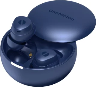 OneMelon Drops draadloze oordopjes donkerblauw Bluetooth 5.3