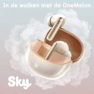 OneMelon Sky Goud-Beige Draadloze Oordopjes