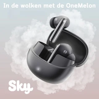 OneMelon Sky Zwart draadloze oordopjes