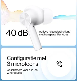 OnePlus Buds Z2 Draadloze In-Ear Oordopjes Zwart