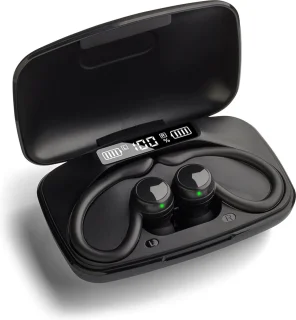 OOQE FIT PRO Draadloze Bluetooth Oordopjes Zwart