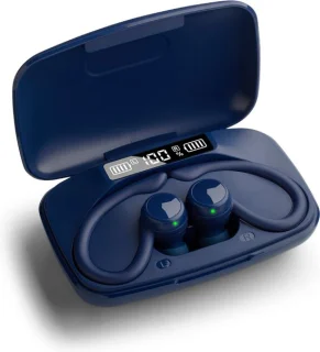 OOQE FIT PRO - Draadloze Oordopjes Blauw