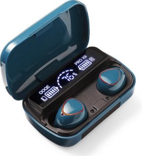 OOQE PRO X9 Draadloze Oordopjes Turquoise