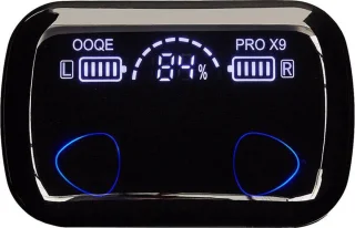OOQE PRO X9 Draadloze Oordopjes Zwart