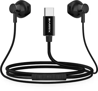 Oortjes Zwart met Microfoon en Afstandsbediening Draadgebonden