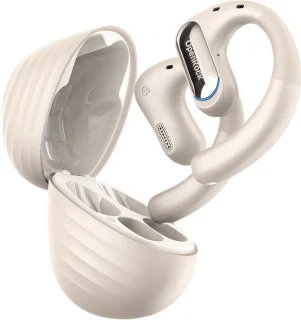 OpenRock Pro Beige - Draadloze Open-Ear Hoofdtelefoon