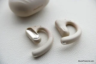 OpenRock Pro Beige - Draadloze Open-Ear Hoofdtelefoon