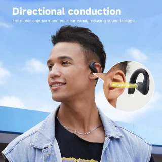 Openrock S Creme - Draadloze Open-ear Hoofdtelefoon