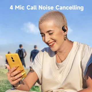 Openrock S Creme - Draadloze Open-ear Hoofdtelefoon