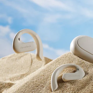Openrock S Creme - Draadloze Open-ear Hoofdtelefoon