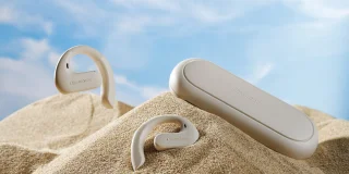 Openrock S Creme - Draadloze Open-ear Hoofdtelefoon