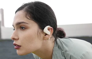 OpenRock S Zwart - Open-ear hoofdtelefoon