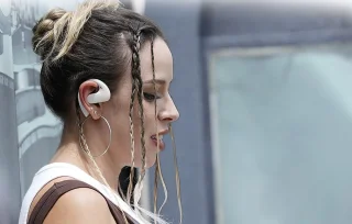 OpenRock S Zwart - Open-ear hoofdtelefoon