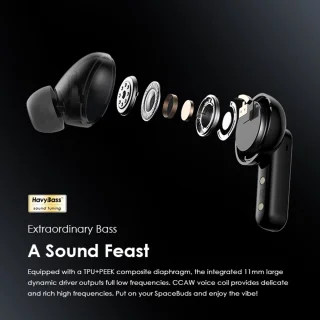 oraimo SpaceBuds Draadloze oordopjes