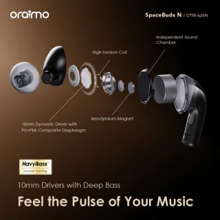 oraimo SpaceBuds N – Draadloze oordopjes