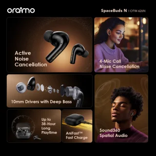 oraimo SpaceBuds N – Draadloze oordopjes