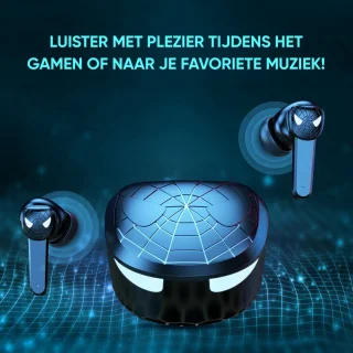 Otiume Blue Spider - Draadloze oortjes - Zwart