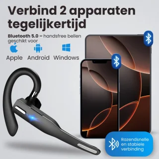 Otiume Draadloze Bluetooth Headset met Microfoon
