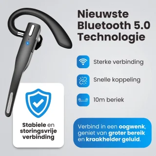 Otiume Draadloze Bluetooth Headset met Microfoon