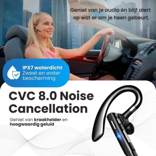 Otiume Draadloze Bluetooth Headset met Oplaadkoffer