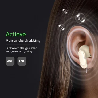 Otiume Draadloze Bluetooth Oordopjes Goud