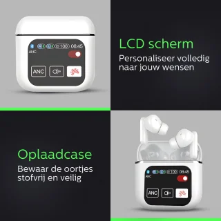 Otiume Draadloze Bluetooth Oordopjes Wit
