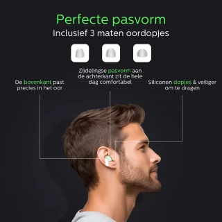 Otiume Draadloze Bluetooth Oordopjes Wit