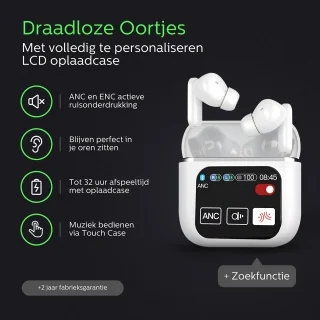 Otiume Draadloze Bluetooth Oordopjes Wit