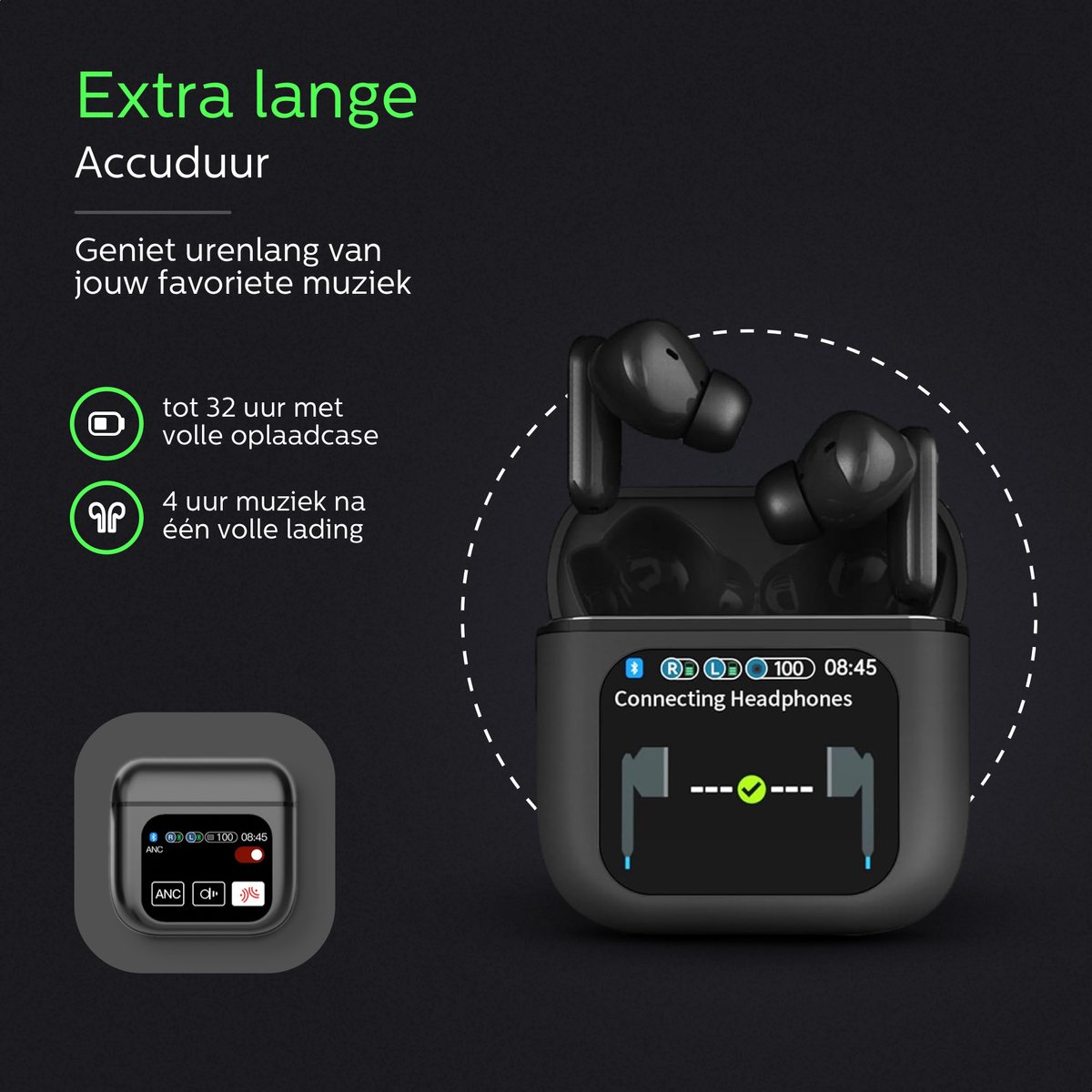 Wat vinden we goed aan de Otiume Draadloze Bluetooth Oordopjes Zwart