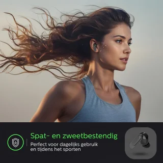Otiume Draadloze Bluetooth Oordopjes Zwart